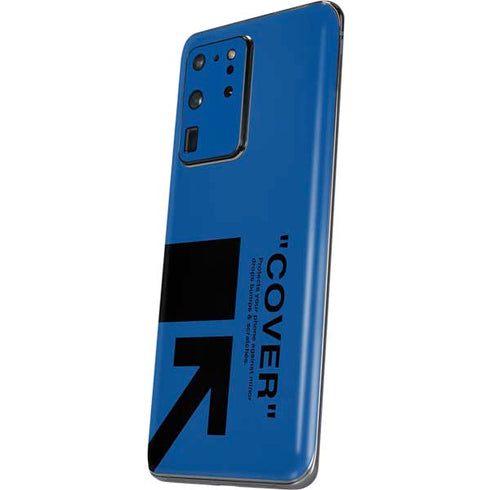 Black and Blue Arrows Galaxy S20 Ultra 5G Skin